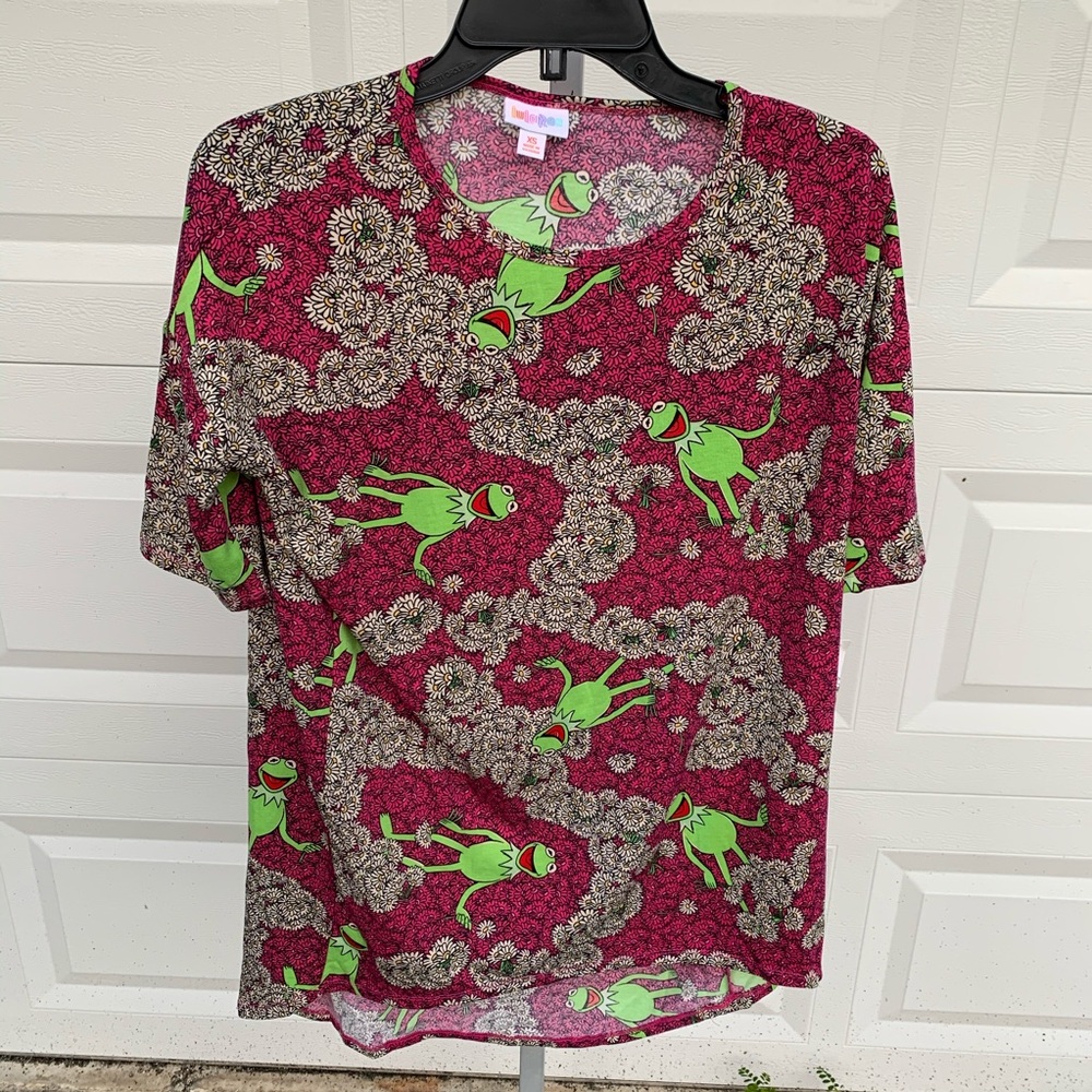Disney Kermit the frog pattern top